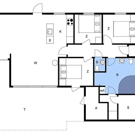 Holiday home Bv352-blavand-port-arthursvej-51 *